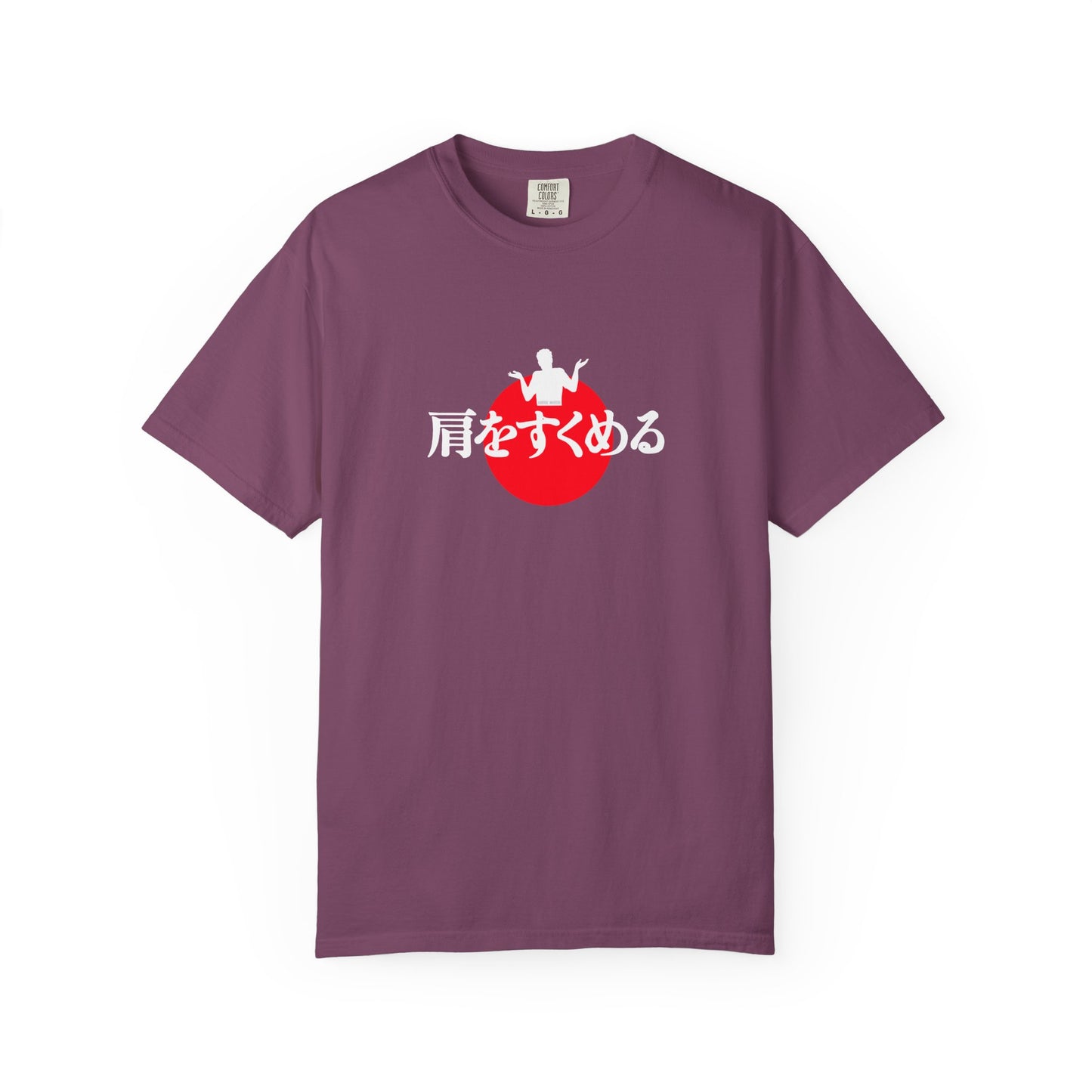 B8) Japanese Sunset Shrug - Shrug Graphic T-Shirt