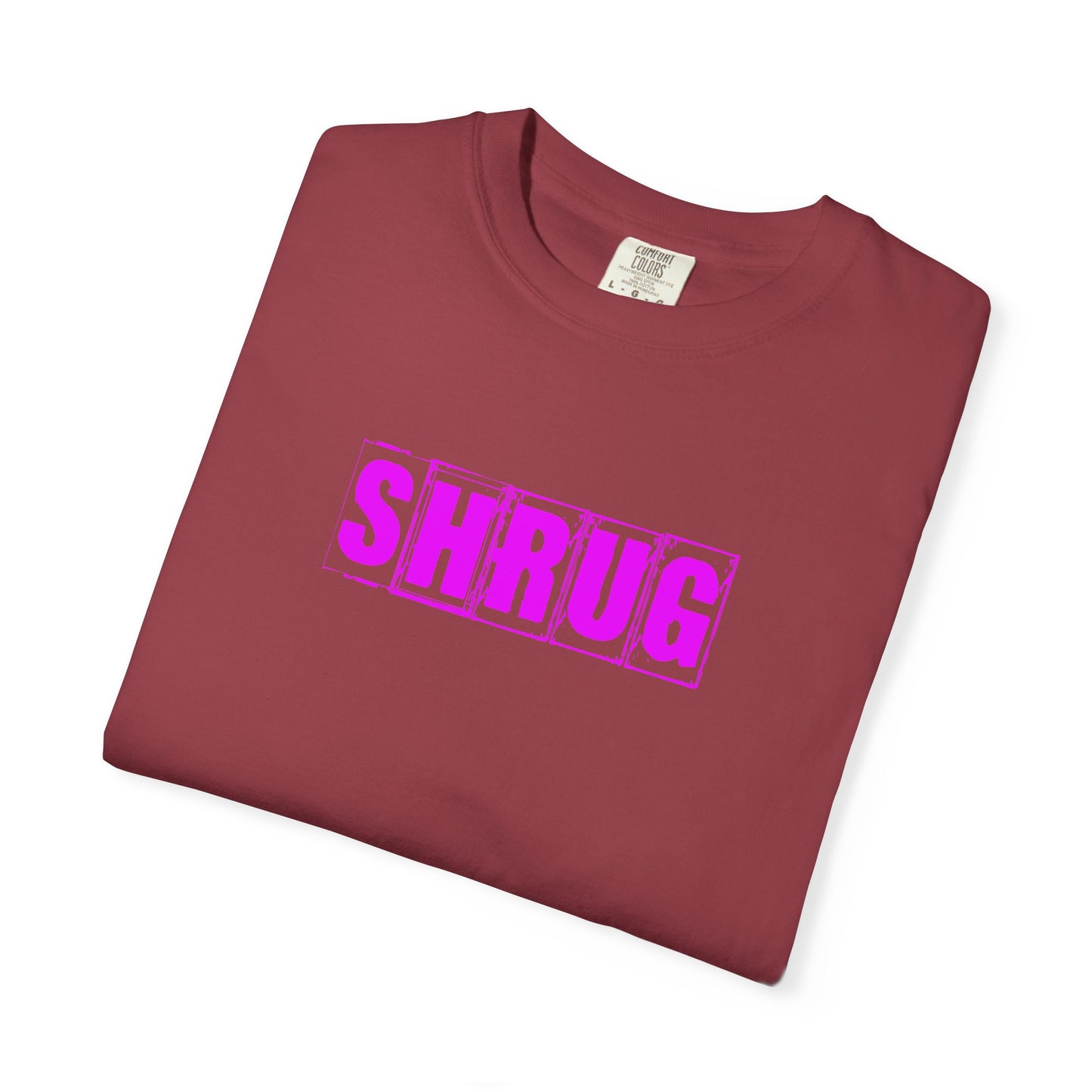 C5)  SHRUG Purple Print  T-shirt