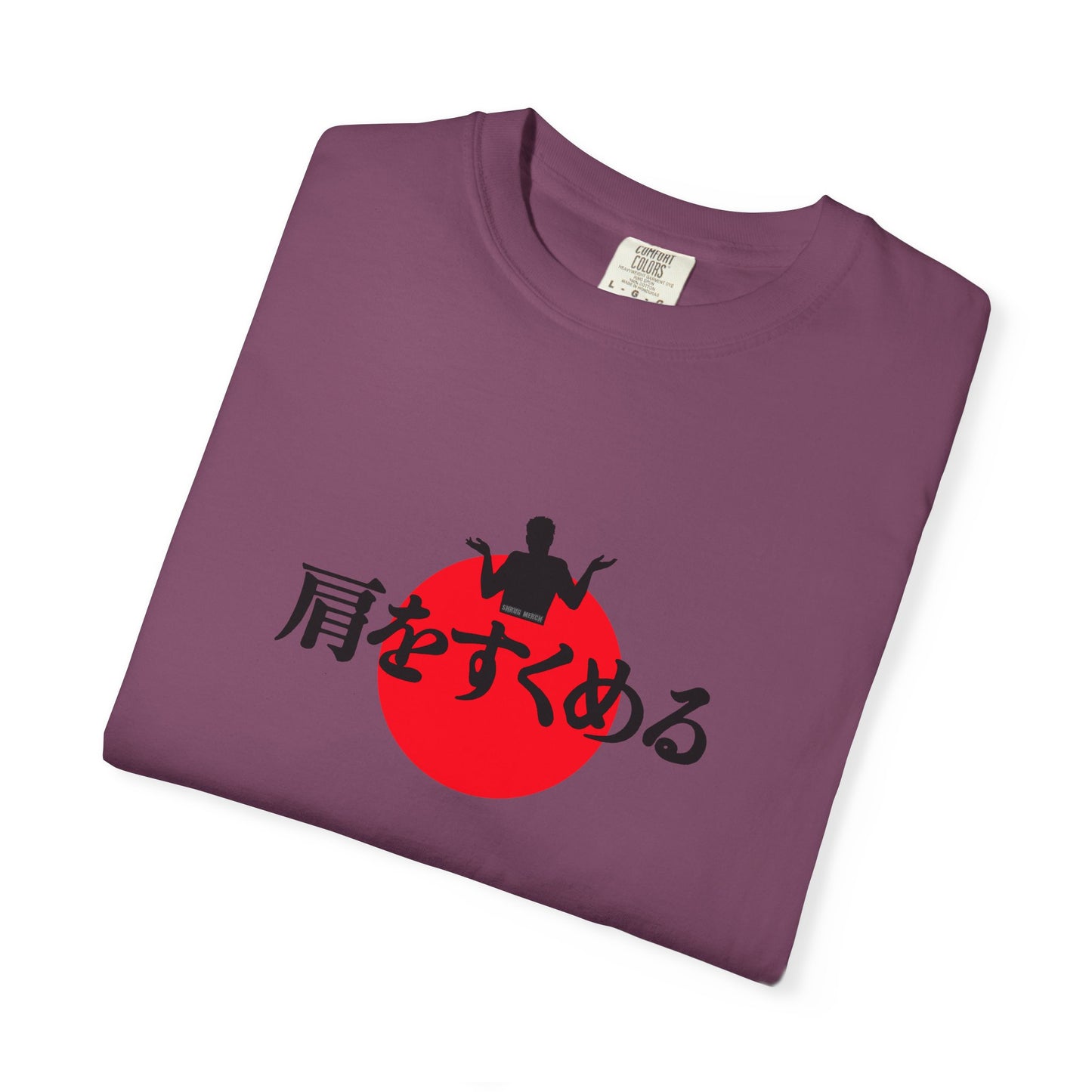 B7) Japanese Sunset Shrug T-Shirt