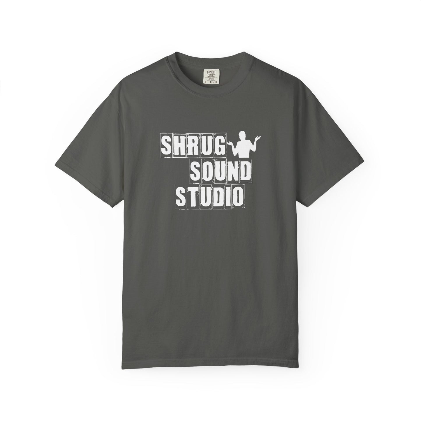 A1) Shrug Sound Studio - Unisex Garment-Dyed T-Shirt