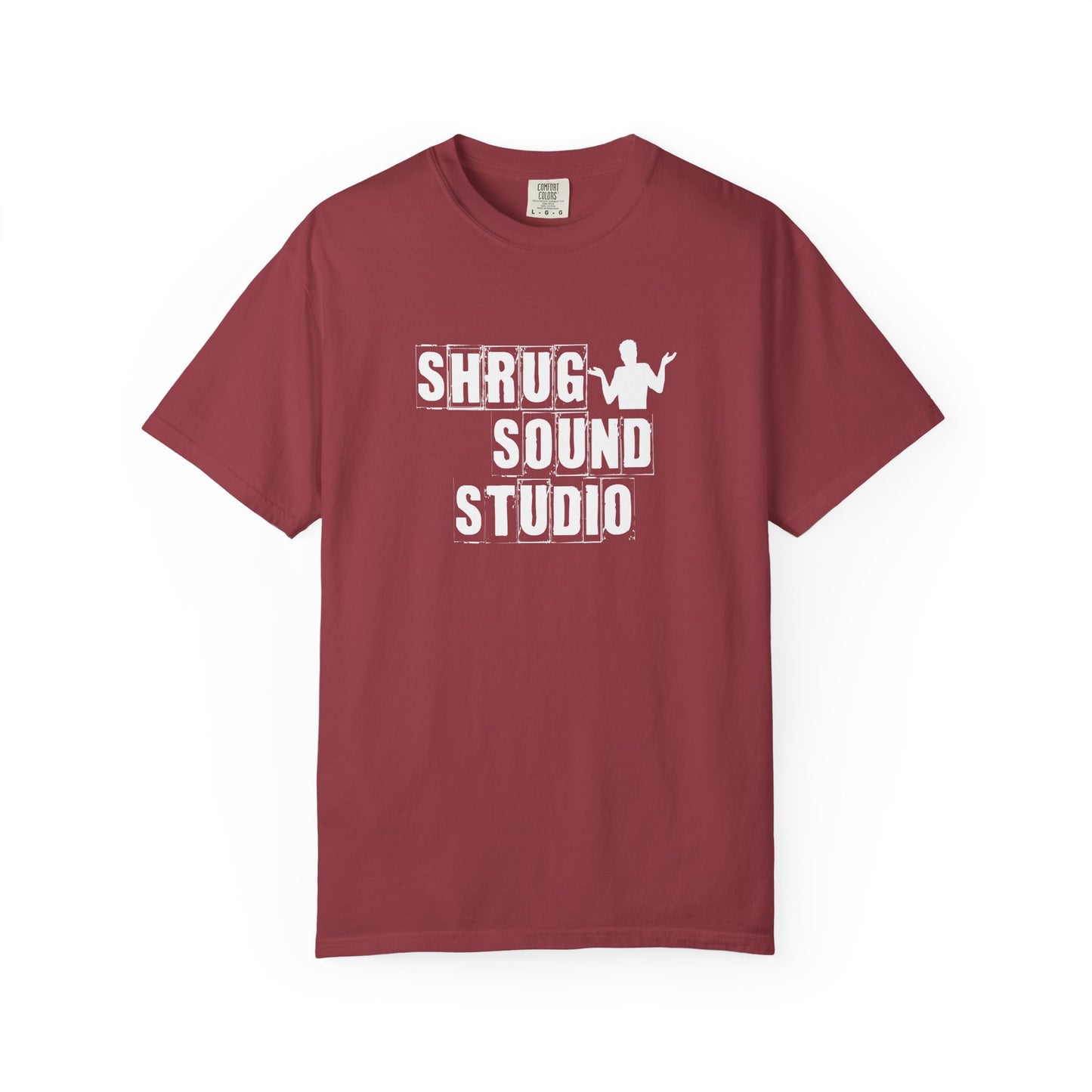 A1) Shrug Sound Studio - Unisex Garment-Dyed T-Shirt