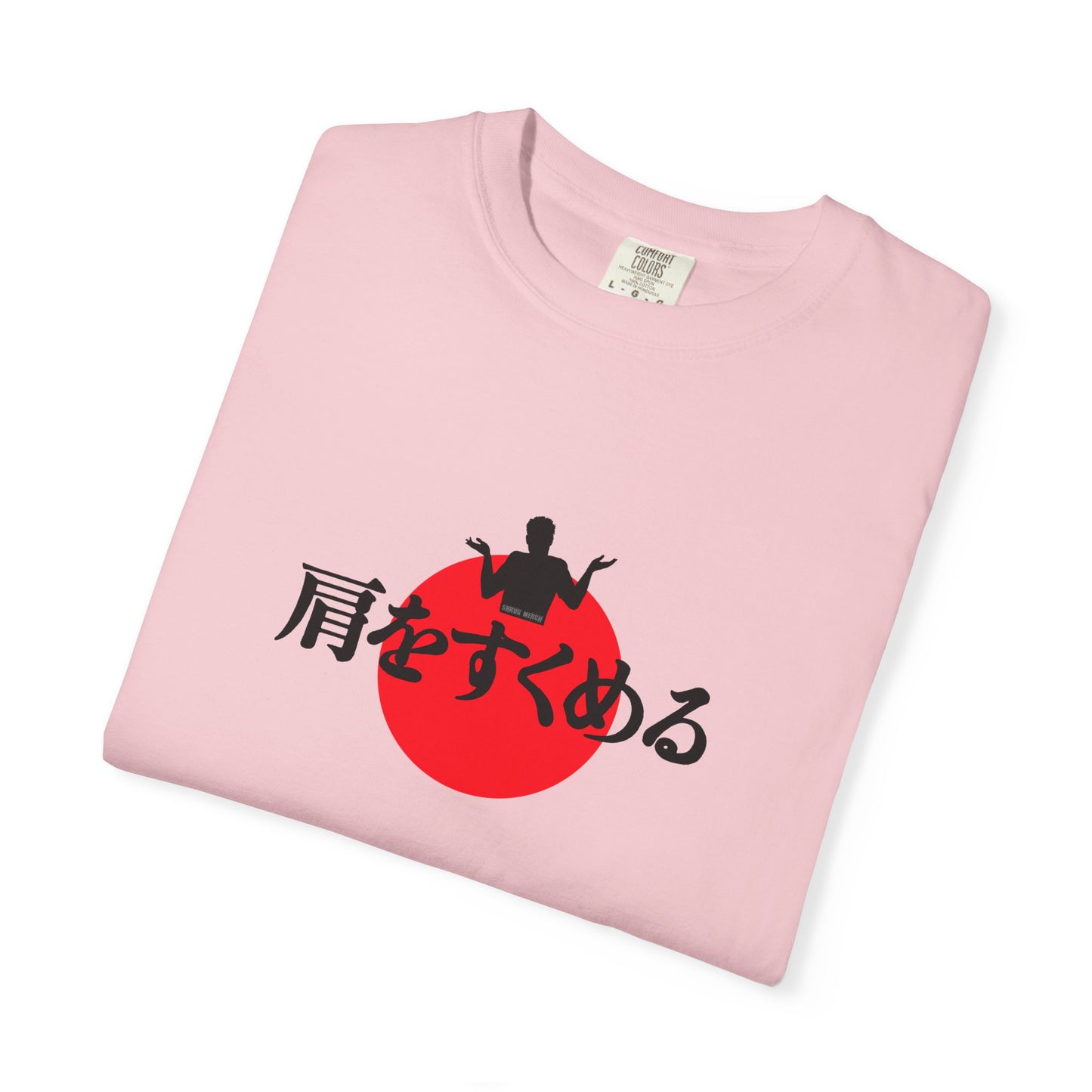 B7) Japanese Sunset Shrug T-Shirt