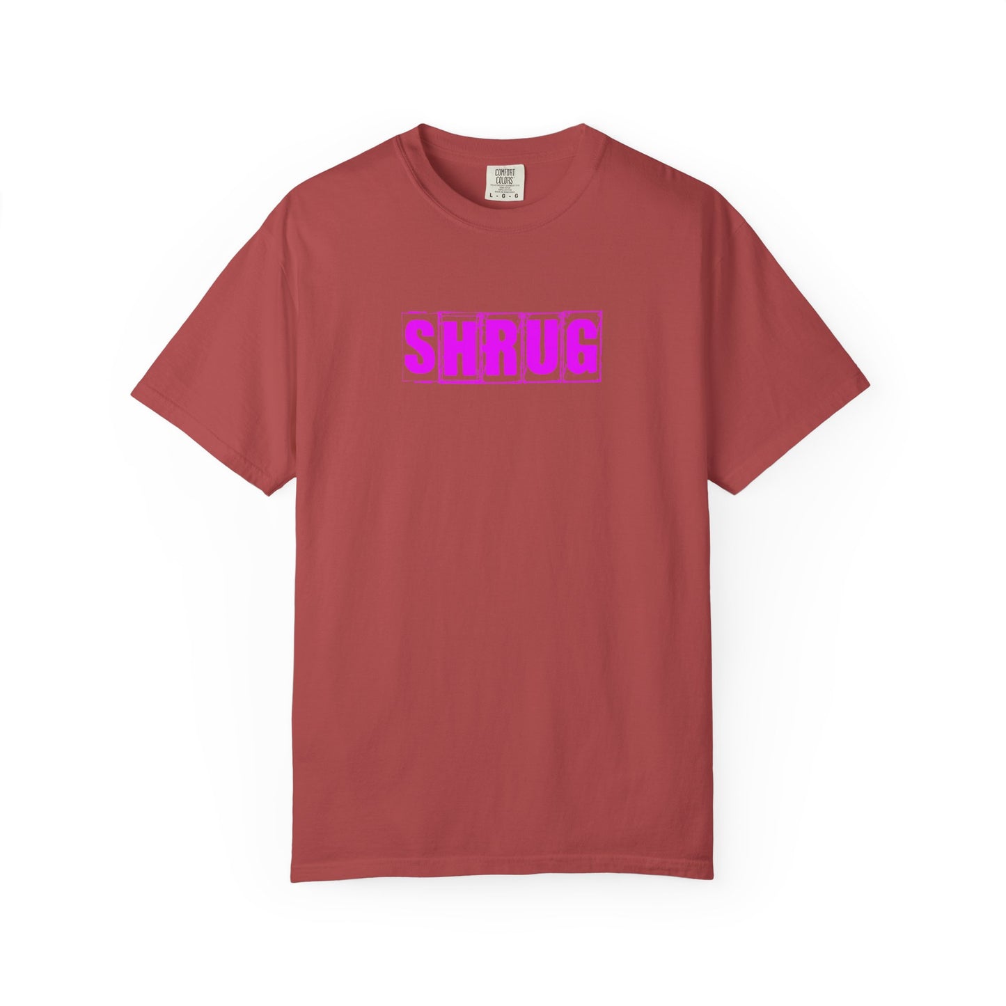 C5)  SHRUG Purple Print  T-shirt