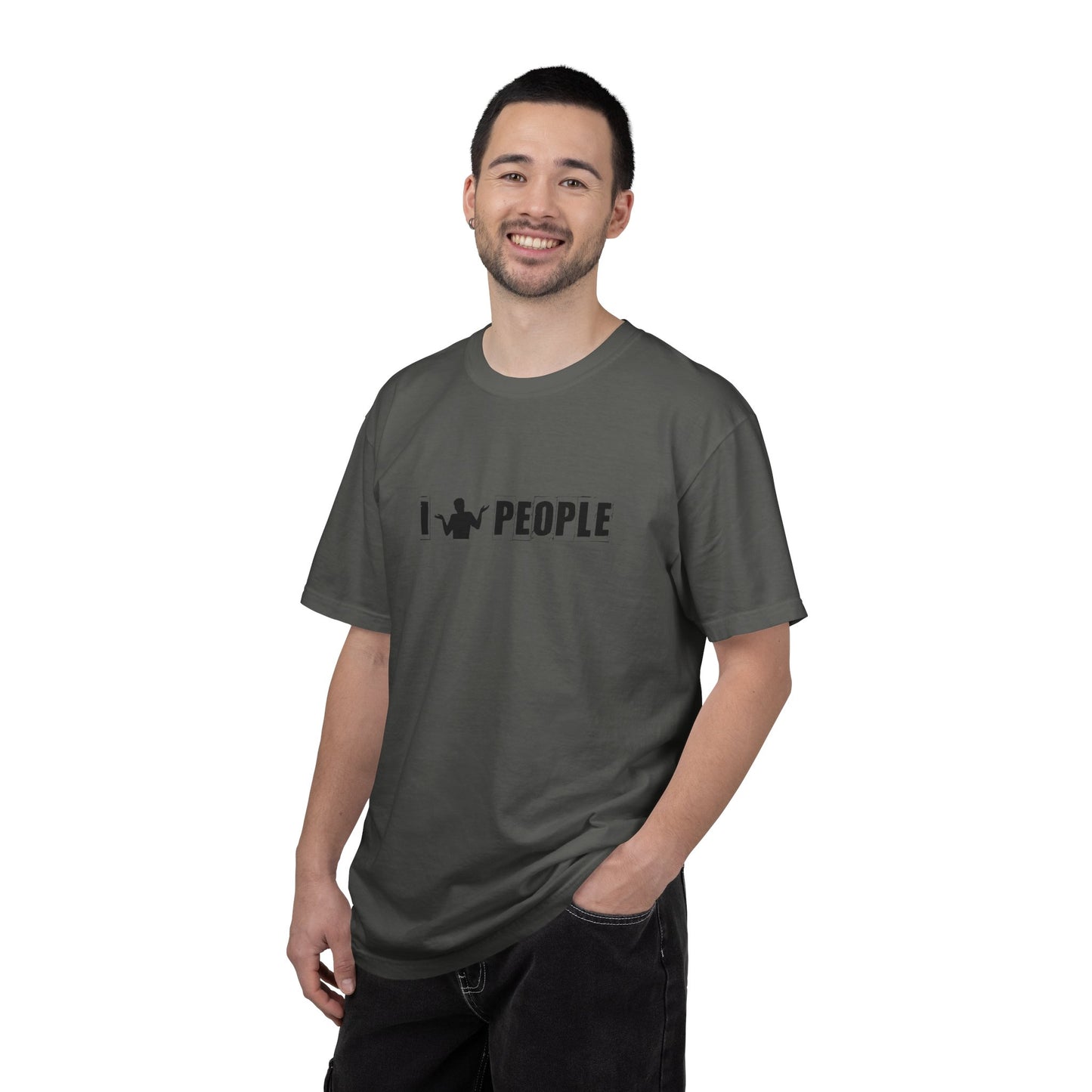 A8) I Shrug People T-Shirt —  'I (Shrug) People' Graphic Tee