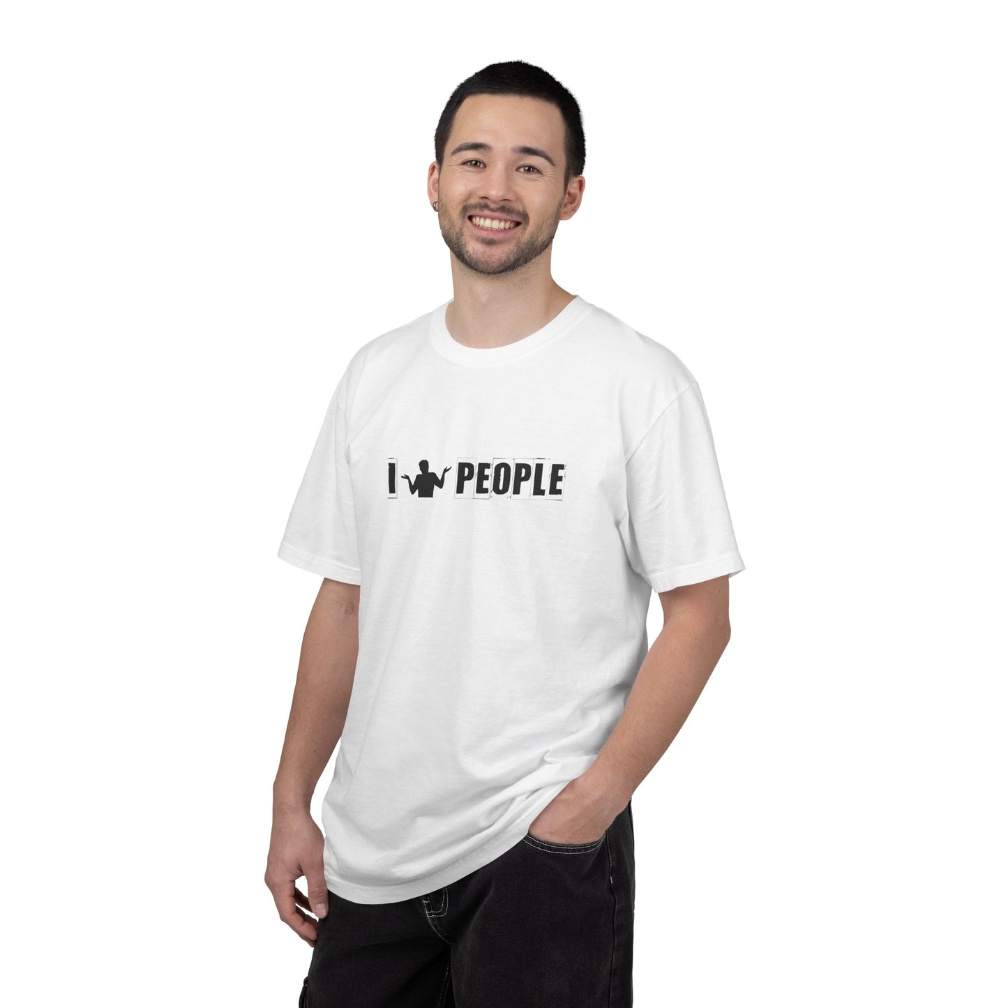 A8) I Shrug People T-Shirt —  'I (Shrug) People' Graphic Tee