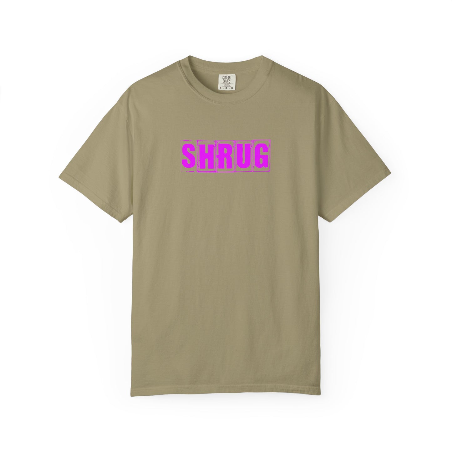 C5)  SHRUG Purple Print  T-shirt