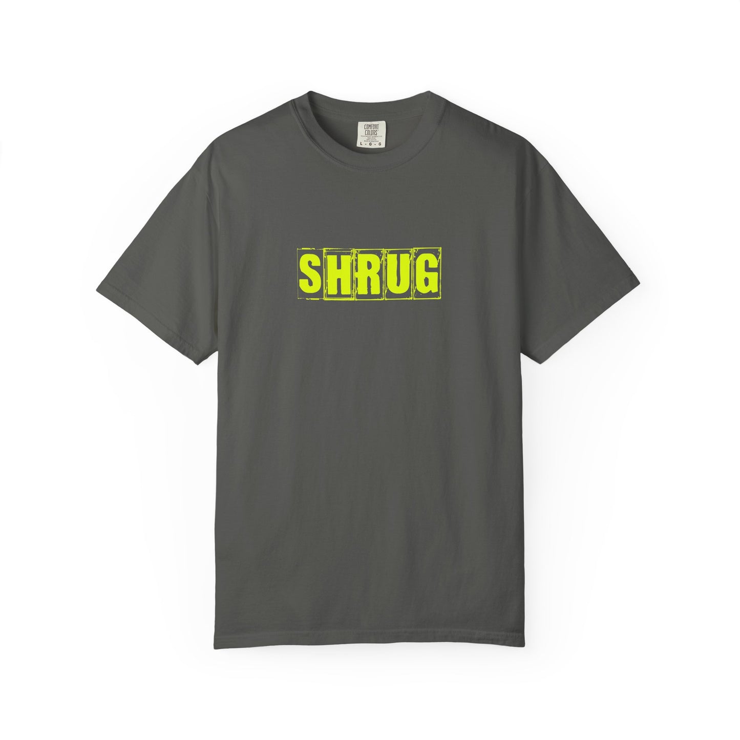C2)  SHRUG Yellow Print  T-Shirt