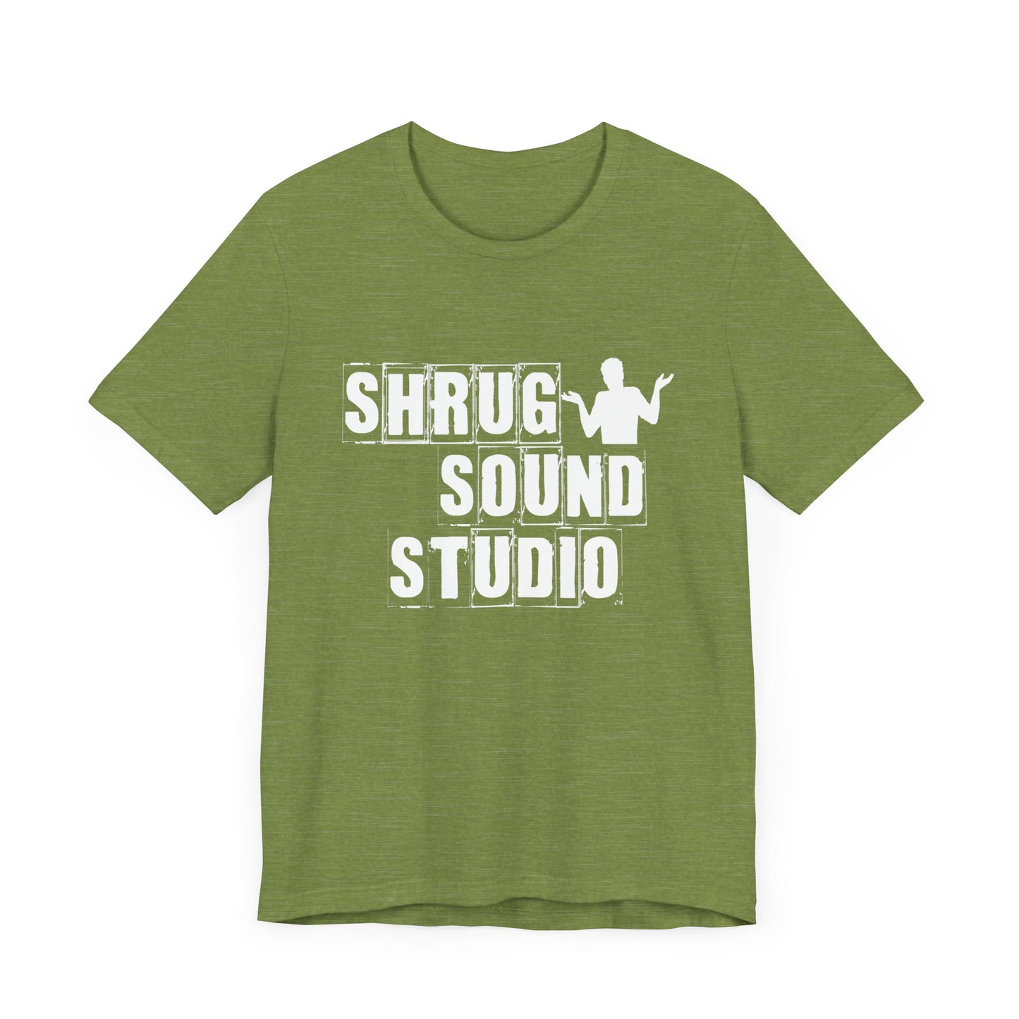 SHRUG SOUND STUDIO Unisex Jersey Short Sleeve Tee