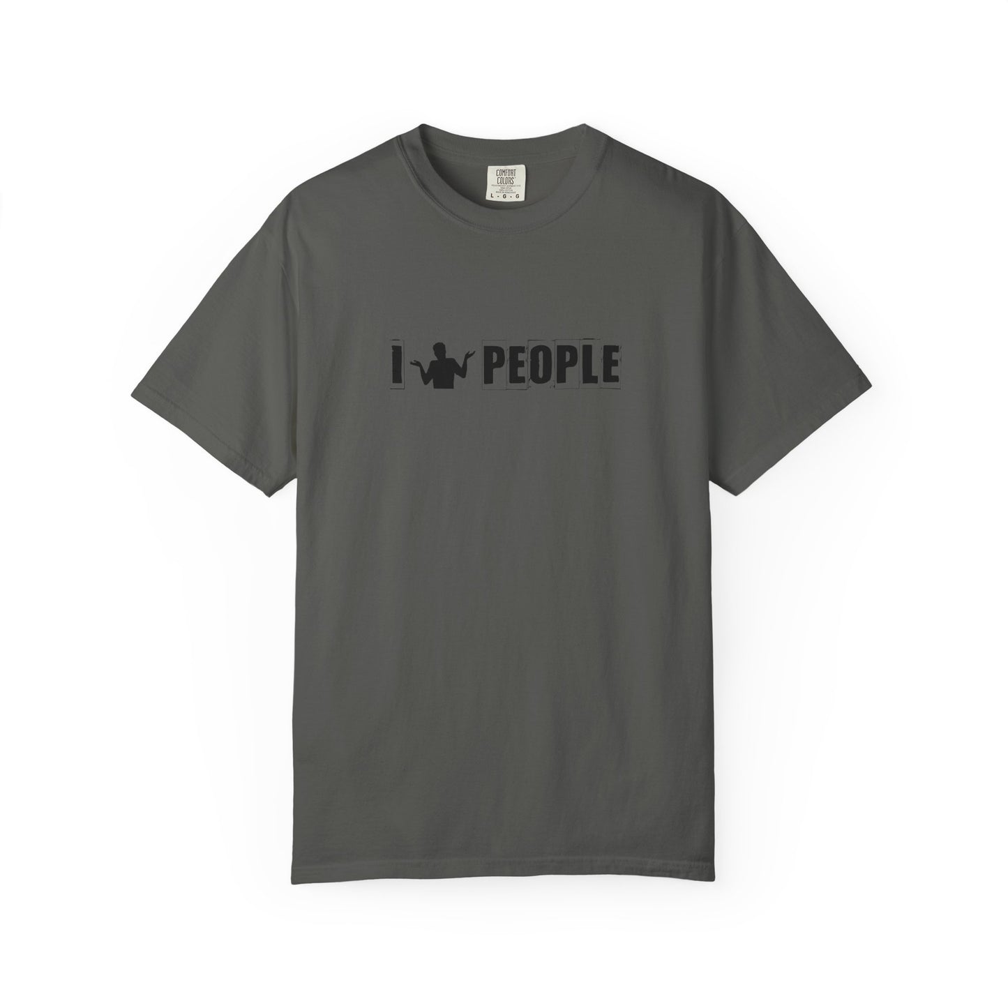 A8) I Shrug People T-Shirt —  'I (Shrug) People' Graphic Tee