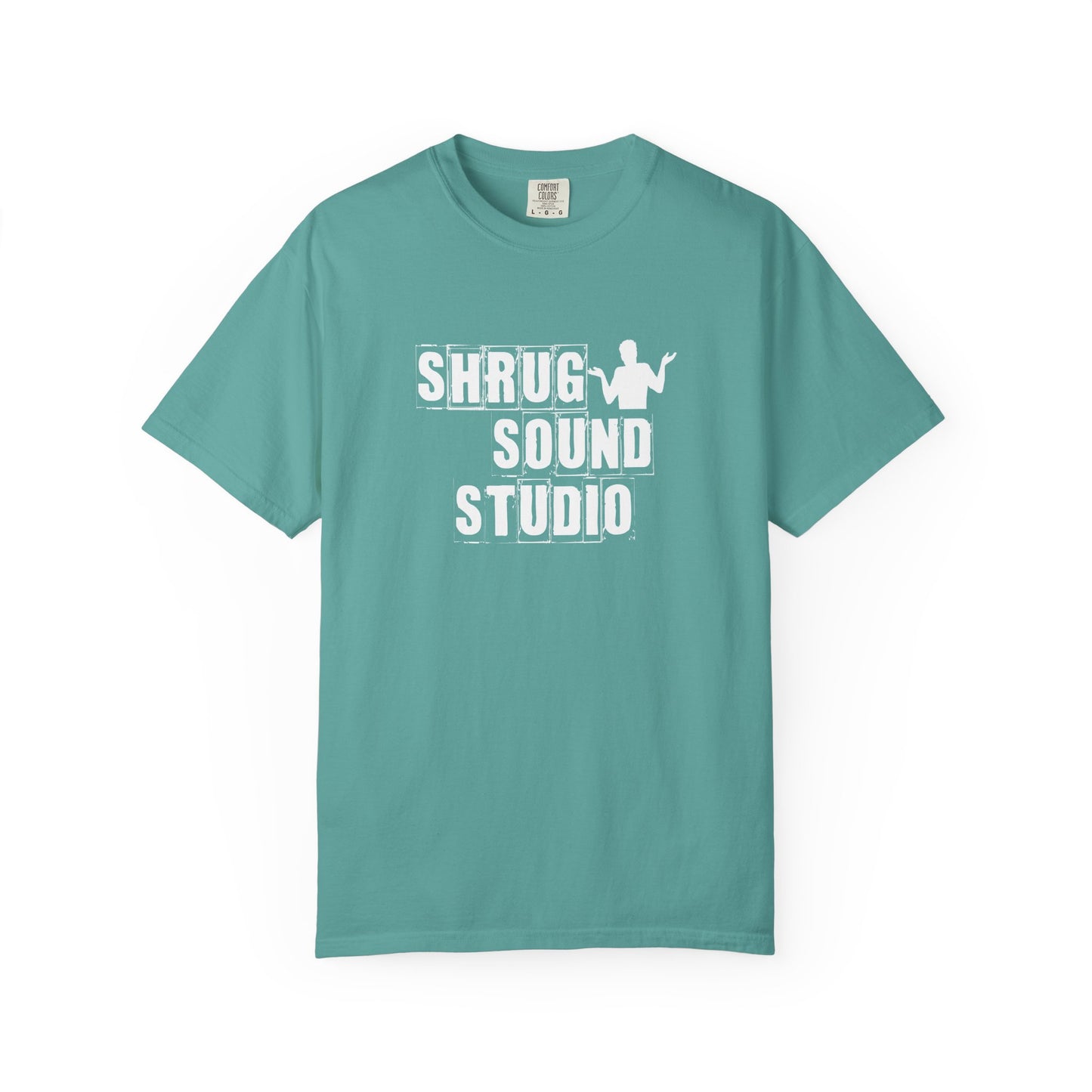 A1) Shrug Sound Studio - Unisex Garment-Dyed T-Shirt