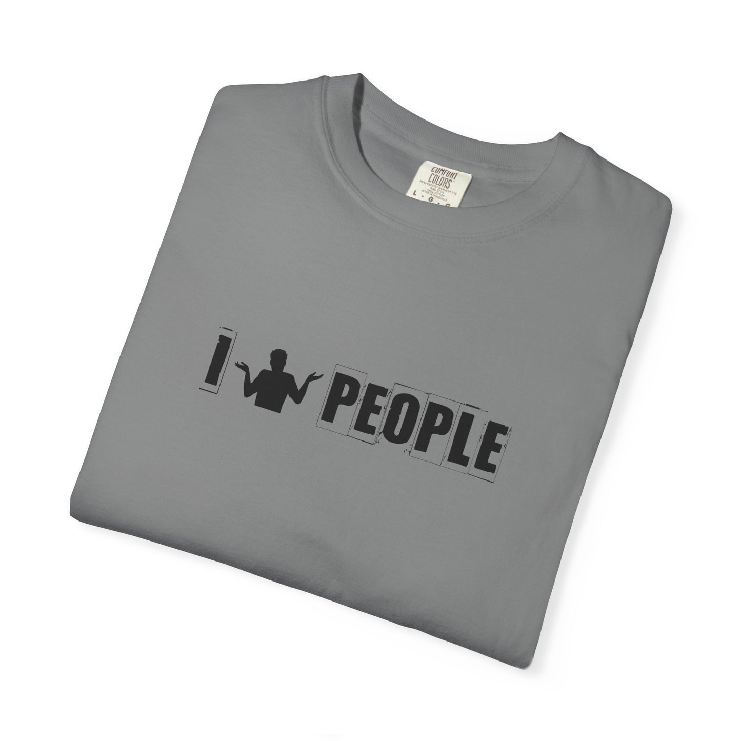 A8) I Shrug People T-Shirt —  'I (Shrug) People' Graphic Tee