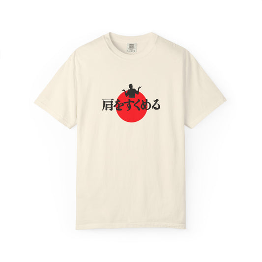 B7) Japanese Sunset Shrug T-Shirt
