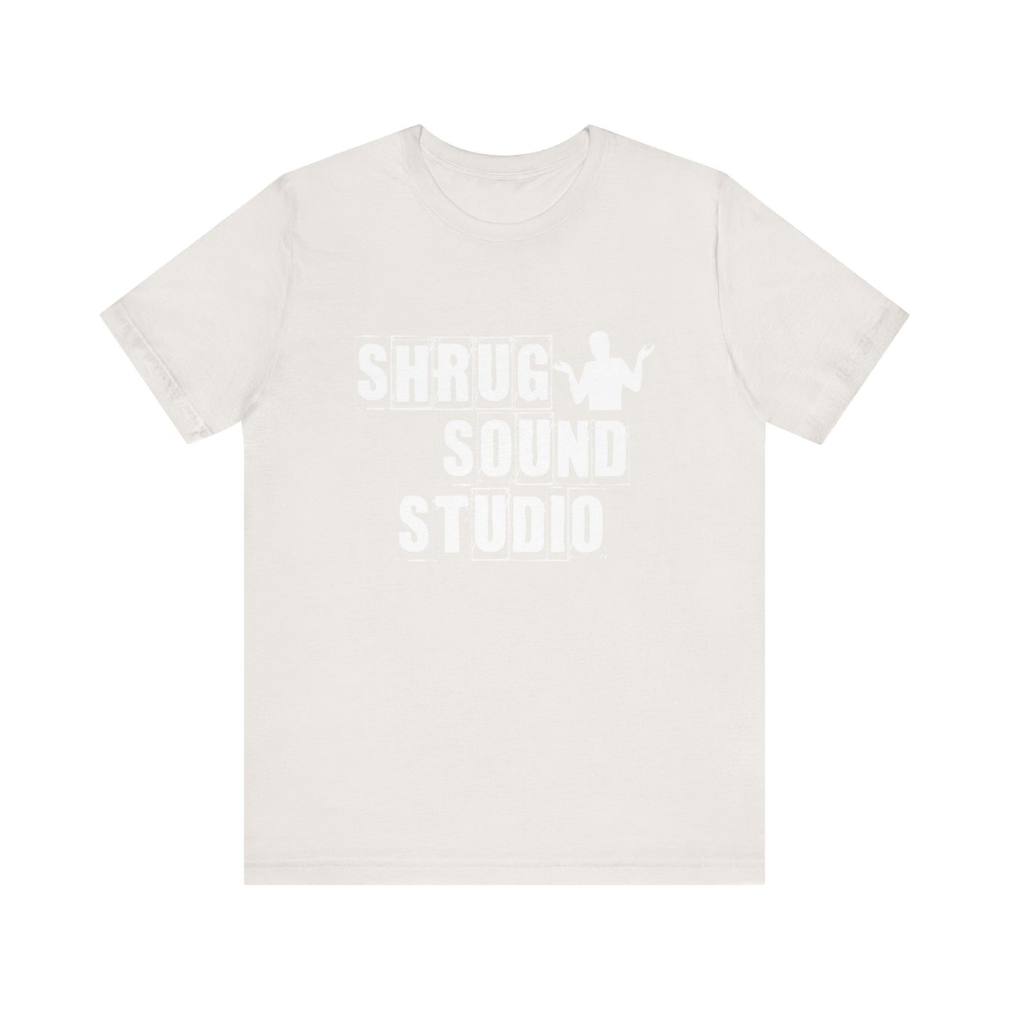 SHRUG SOUND STUDIO Unisex Jersey Short Sleeve Tee