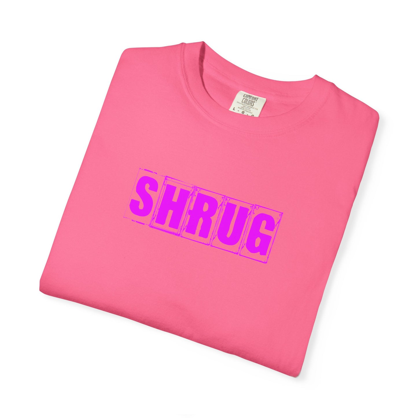 C5)  SHRUG Purple Print  T-shirt