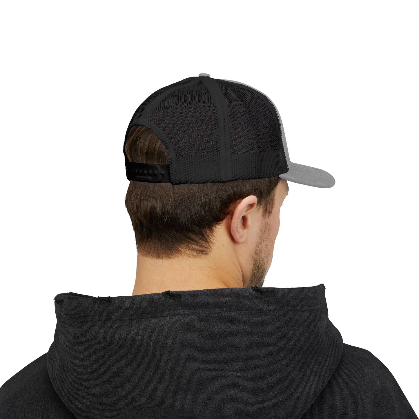 K) Shrug. Trucker Hat – Casual Snapback Mesh Cap