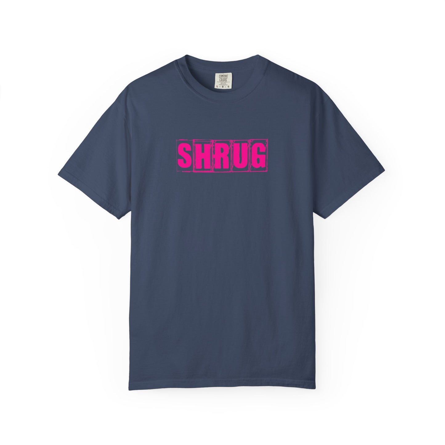 C6)  SHRUG Pink Print  T-Shirt