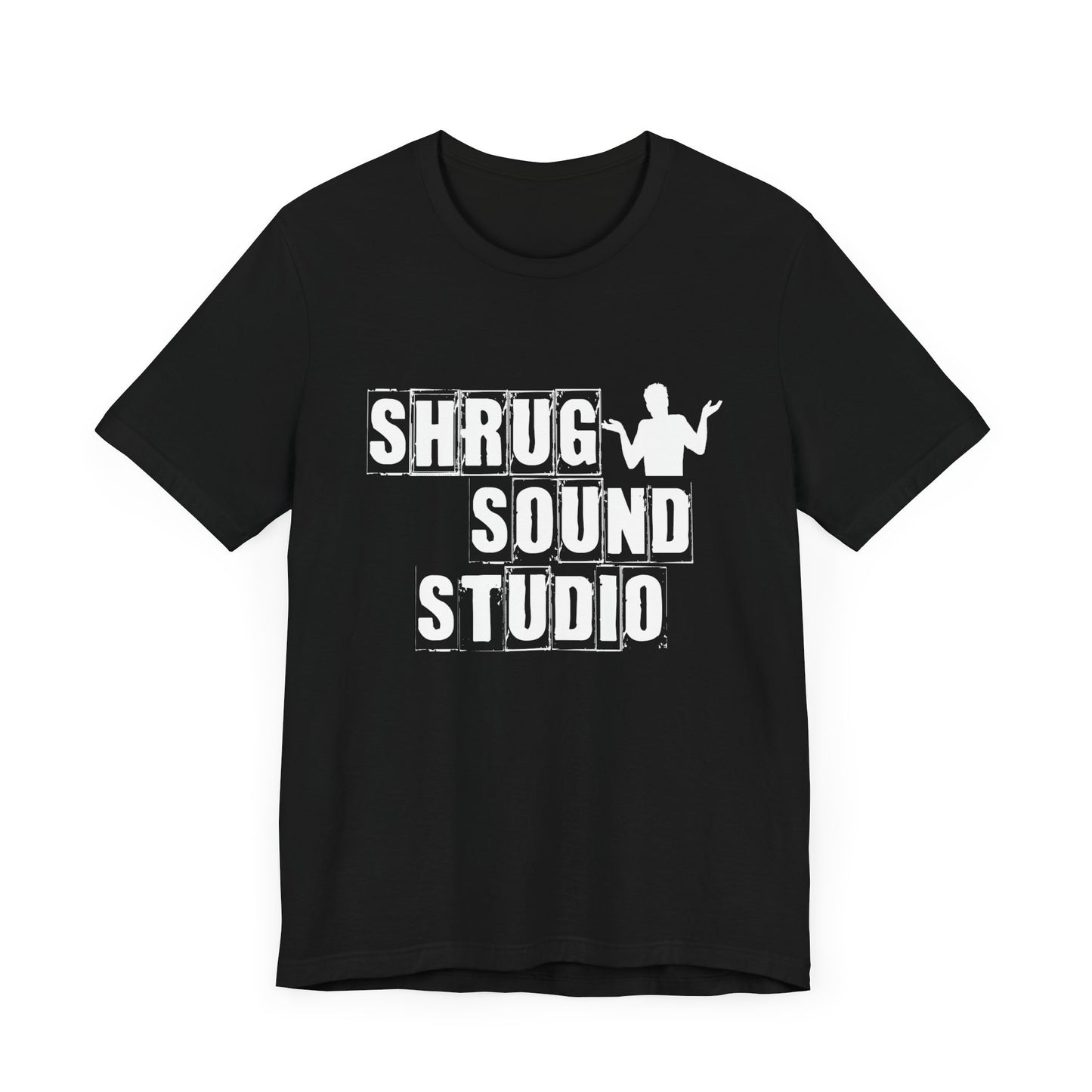 SHRUG SOUND STUDIO Unisex Jersey Short Sleeve Tee