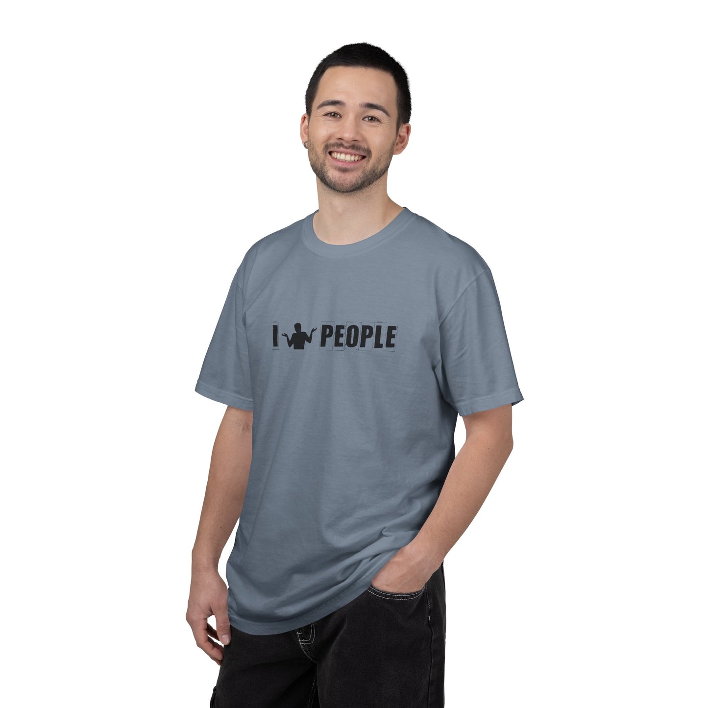 A8) I Shrug People T-Shirt —  'I (Shrug) People' Graphic Tee