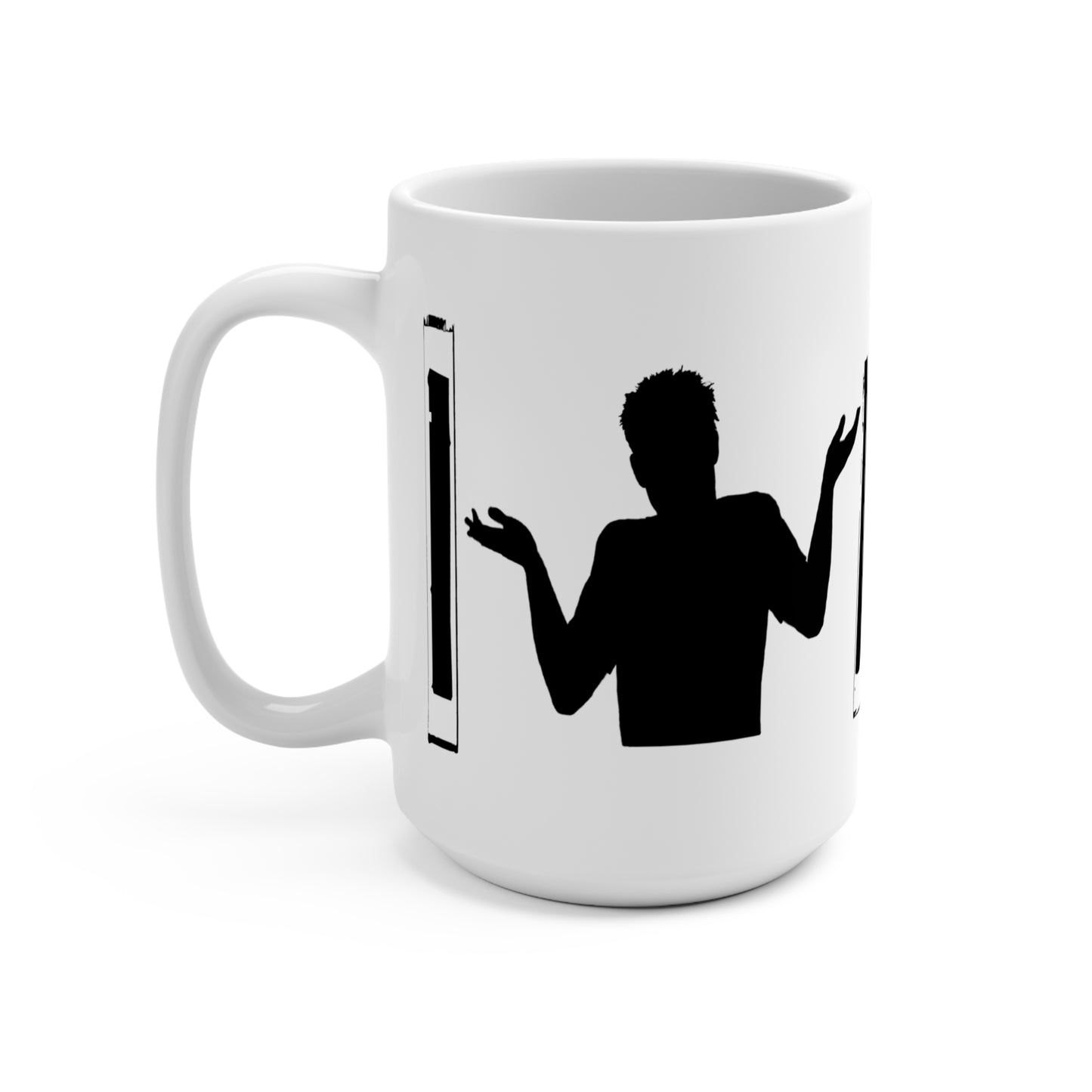 D3) White "I SHRUG NASHVILLE" Mug 15oz