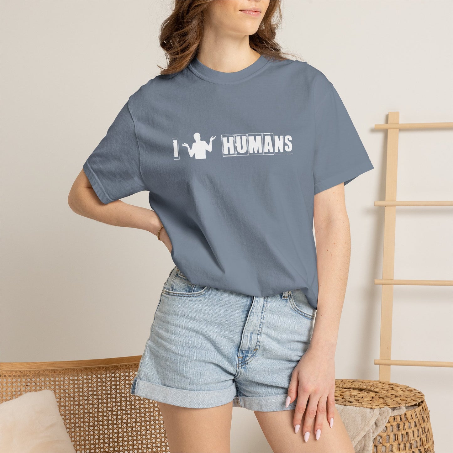 C1) I (Shrug) Humans T-Shirt