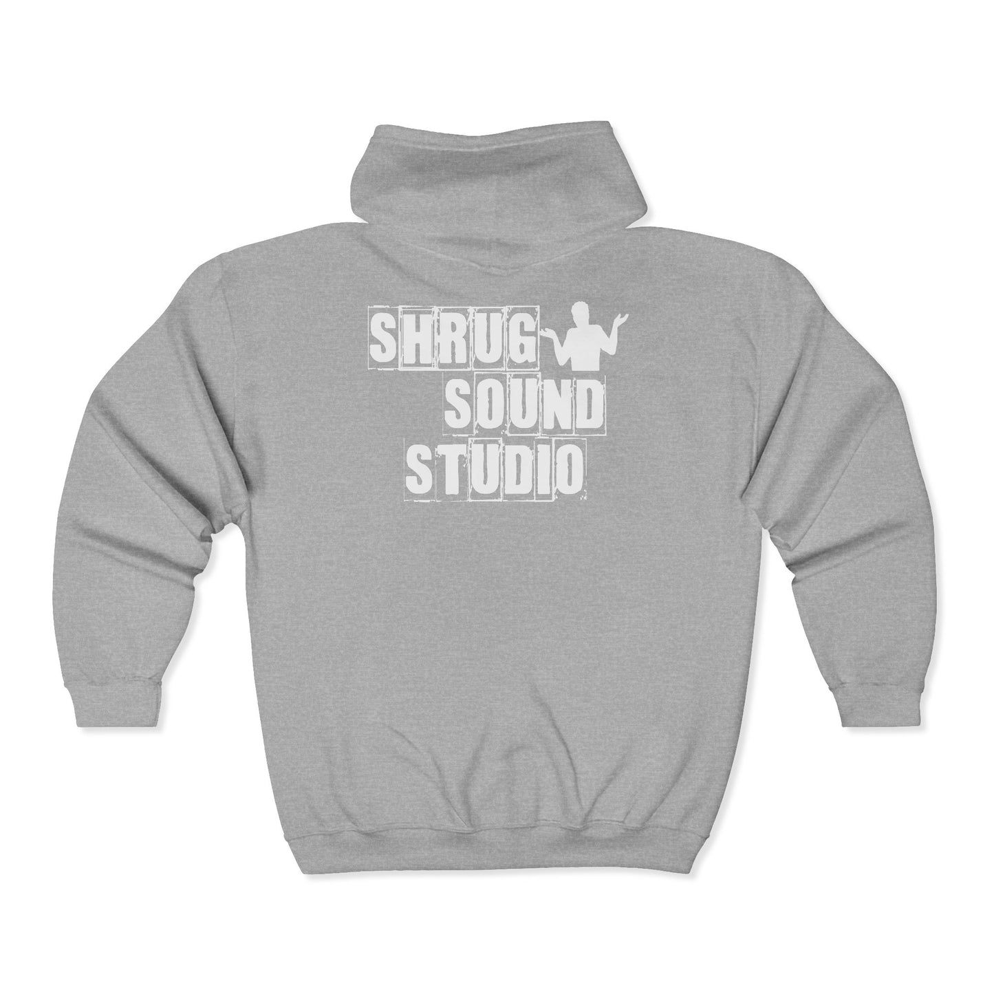 B2) Shrug Sound Studio - Unisex Heavy Blend™ Full Zip Hoodie