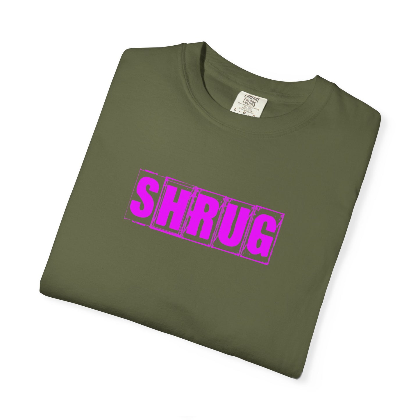 C5)  SHRUG Purple Print  T-shirt