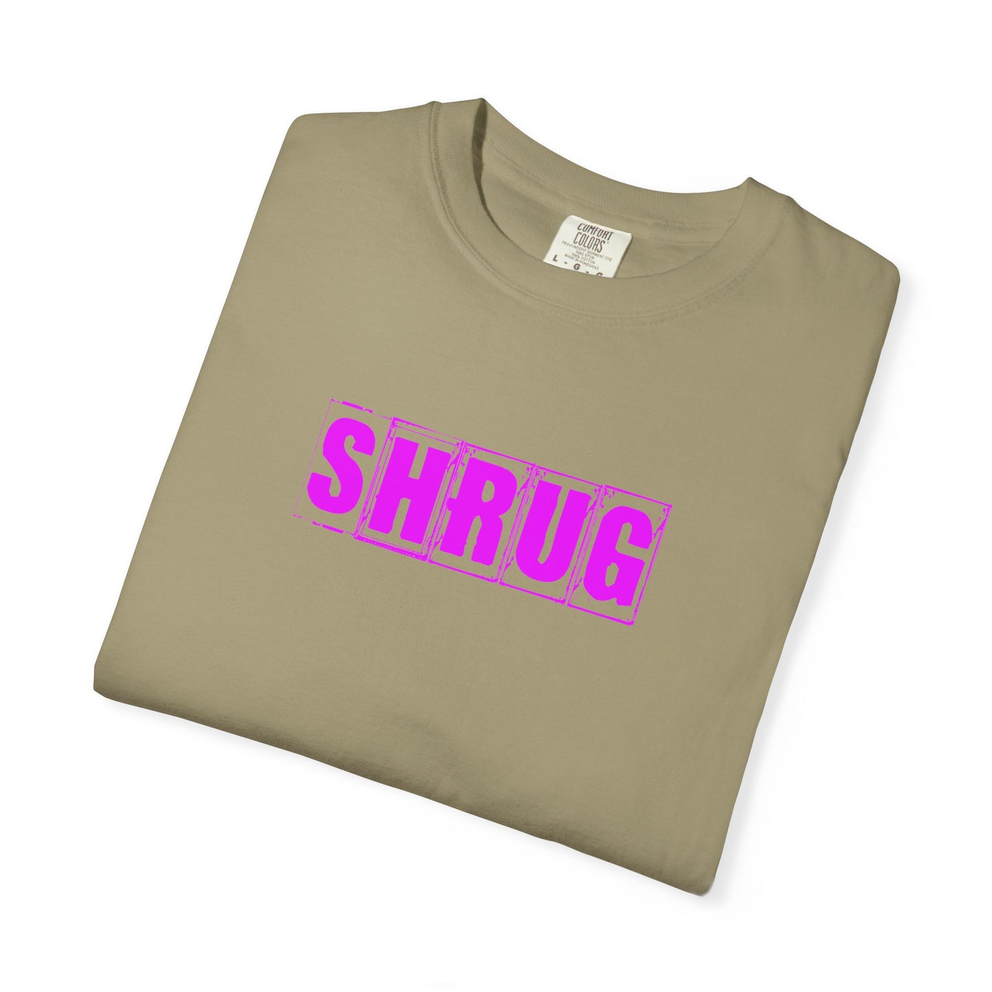 C5)  SHRUG Purple Print  T-shirt