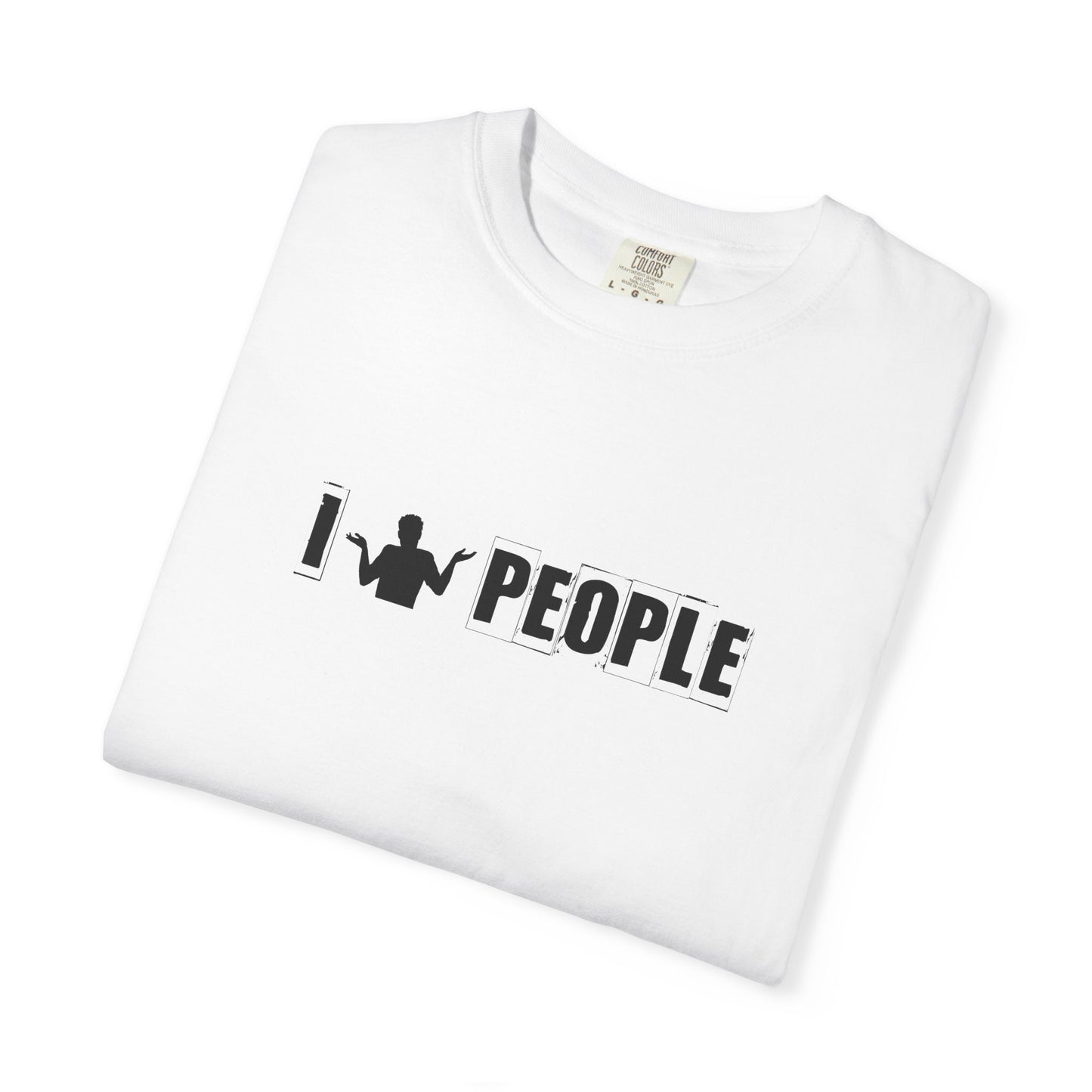 A8) I Shrug People T-Shirt —  'I (Shrug) People' Graphic Tee